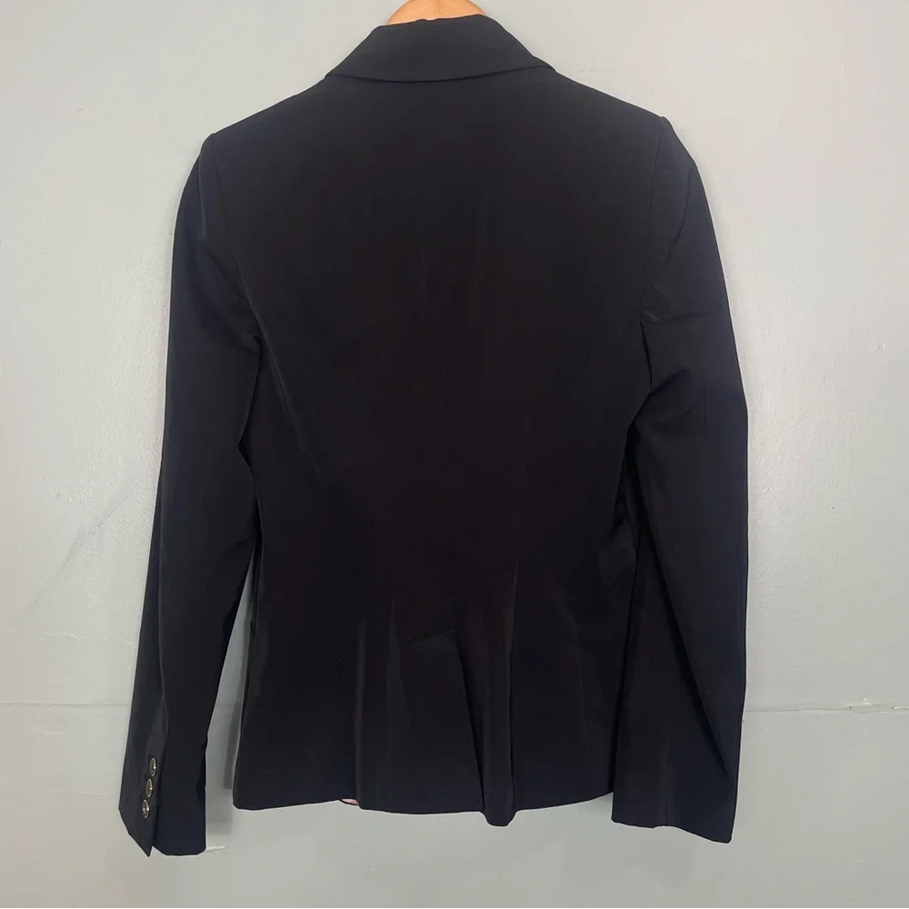 Ted Baker Working‎ Title Jacket Blazer Lined Button Closure Black Size 2